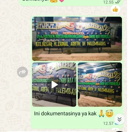 Pengiriman Papan Bunga Duka Pangulah Utara Baru