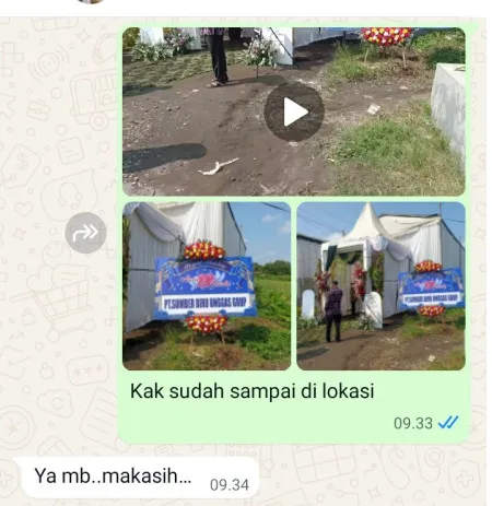 Pengiriman Karangan Bunga Pangulah Utara Baru